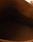 Suede Calfskin Studded Small Sac De Jour Caramel Cognac