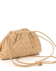 Nappa Intrecciato The Mini Pouch Almond