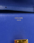 Box Calfskin Medium Classic Box Flap Bag Indigo