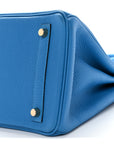 Togo Birkin 30 Bleu Zanzibar