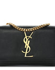 Grain De Poudre Small Monogram Kate Satchel Black