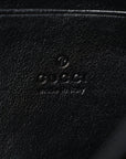 Calfskin Matelasse GG Marmont Chain Wallet Black
