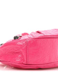 Agneau Arena Le Cagole Shoulder Bag XS Hot Pink