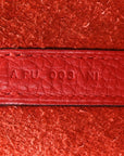 Taurillon Clemence Picotin Lock 22 MM Rouge Tomate