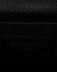 Grained Calfskin Quilted 2.55 Reissue Flap Belt Bag Clutch Black