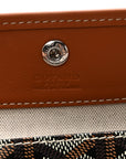 Goyardine Reversible Mini Anjou Black Gold