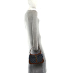 New Denim GG Monogram Calfskin Small Jackie 1961 Hobo Blue Tea Cuir