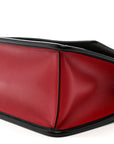 Vitello Century F is FNDI Bi-Color FF 1974 Embossed Kan I Shoulder Bag Fragola Maya Black