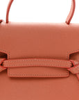 Grained Calfskin Pico Belt Bag Lychee