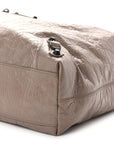 Arena Lambskin Classic Hardware Medium Le City Hobo Bag Sesame