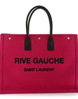 Wool Rive Gauche Tote Fuchsia