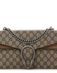 GG Supreme Monogram Small Dionysus Shoulder Bag Taupe