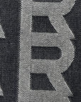 Denim Jacquard Large The Monogram Tote Bag Denim Blue