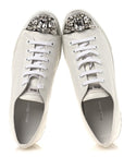 Naplak Crystal Low Top Platform Sneakers 40 White