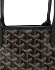 Goyardine Reversible Mini Anjou Black