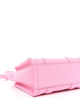 Grained Calfskin Micro The Tote Bag Fluro Candy