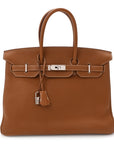 Togo Birkin 35 Gold