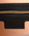 GG Supreme Monogram Medium Padlock Shoulder Bag Black