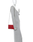 GCCIssima Signature Bowy Chain Wallet Hibiscus Red