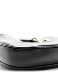 Calfskin Small Jackie Shoulder Bag Black