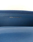 Lambskin Quilted CHNL 19 Wallet On Chain WOC Blue