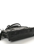 Agneau Classic Gold Hardware Nano City Black
