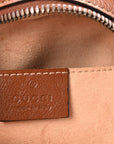 Glazed Calfskin Matelasse Diagonal Small GG Marmont Chain Shoulder Bag Cuir