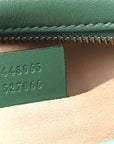 Calfskin Matelasse Small GG Marmont Chain Shoulder Bag Emerald Green