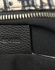 Oblique Calfskin Safari Backpack Navy Blue