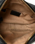 Calfskin Matelasse Mini GG Marmont Chain Shoulder Bag Black