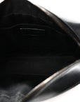 Calfskin Matelasse Monogram Monochrome Lou Camera Bag Black