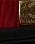 Lambskin Quilted CHNL 19 Wallet On Chain WOC Black