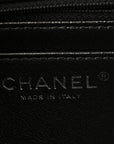 Metallic Aged Calfskin Chevron Quilted 2.55 Reissue Mini Flap Grey
