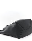 Soft Grained Calfskin Small Belt Cabas Phantom Black