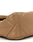 Lambskin Quilted Medium CHNL 19 Flap Dark Beige