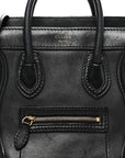 Smooth Calfskin Nano Luggage Black