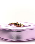 Laminated Nappa Nano Jackie 1961 Hobo Metallic Pink