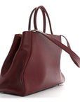 Vitello Elite Regular 2Jours Tote Rosso Scuro Ciliegia