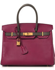 Epsom Horseshoe Birkin 30 Rose Poupre Etain