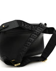 Grainy Calfskin Vintage Check Note Crossbody Bag Black