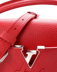 Taurillon Capucines PM Rubis