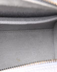 Drummed Calfskin Nano Luggage Pearl Blue