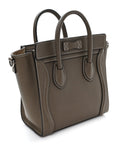 Drummed Calfskin Nano Luggage Souris