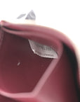 Nappa Intrecciato Square Zip Around Wallet Barolo