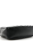 Calfskin Matelasse Monogram Lou Camera Bag Black