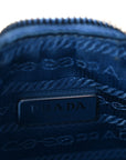 Tessuto Nylon Gaufre Shoulder Bag Pervinca