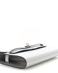 Metallic Chevre Chamkilight Kelly Wallet To Go Argent