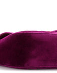 Velvet Matelasse Embroidered Mini GG Marmont Shoulder Bag Bordeaux