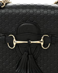 MicroGCCIssima Medium Emily Chain Shoulder Bag Black