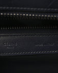 Baby Grained Calfskin Nubuck Micro Tri-Color Luggage White